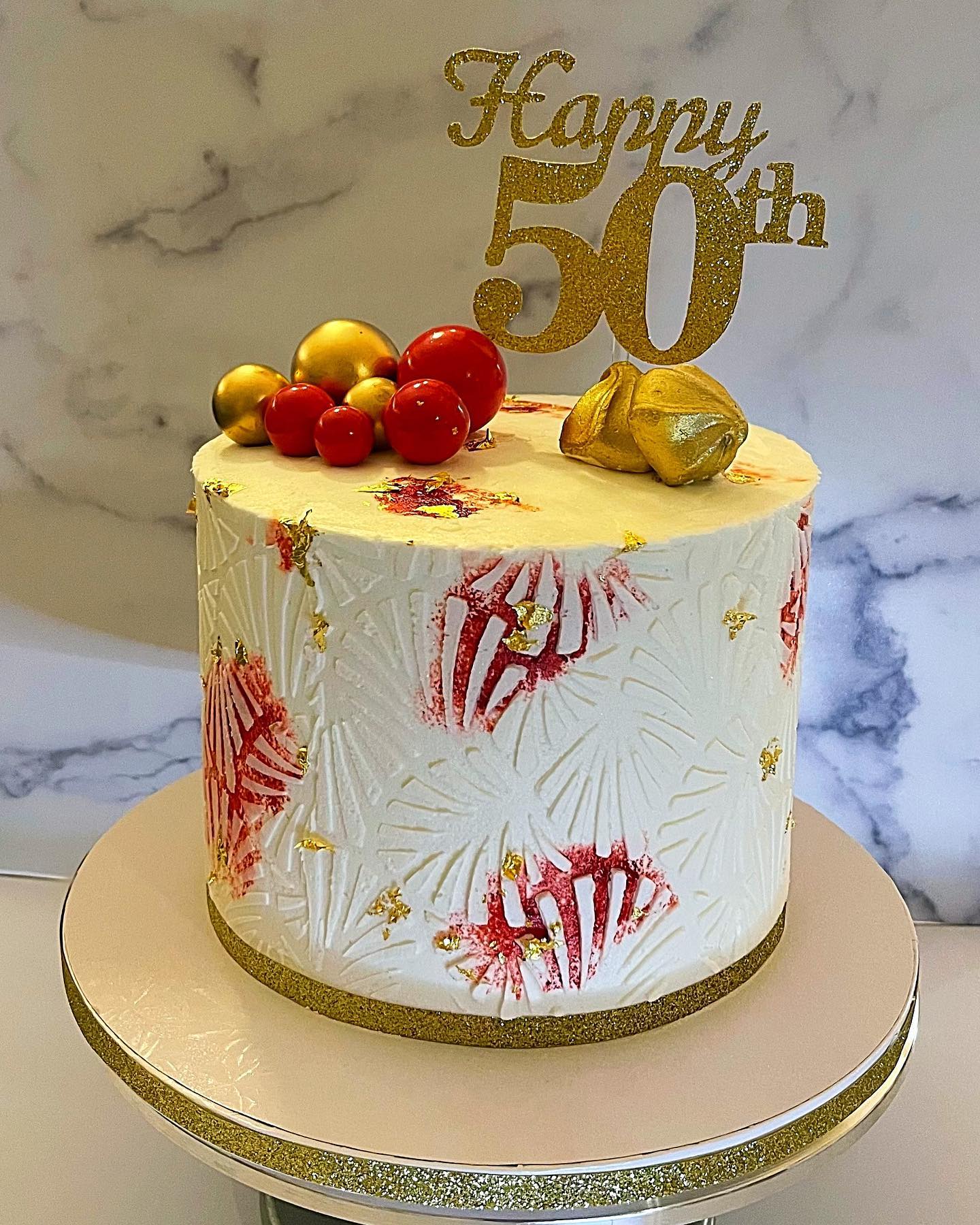 50th Birthday | 50th wedding anniversary cakes, Golden wedding anniversary  cake, Wedding anniversary cakes
