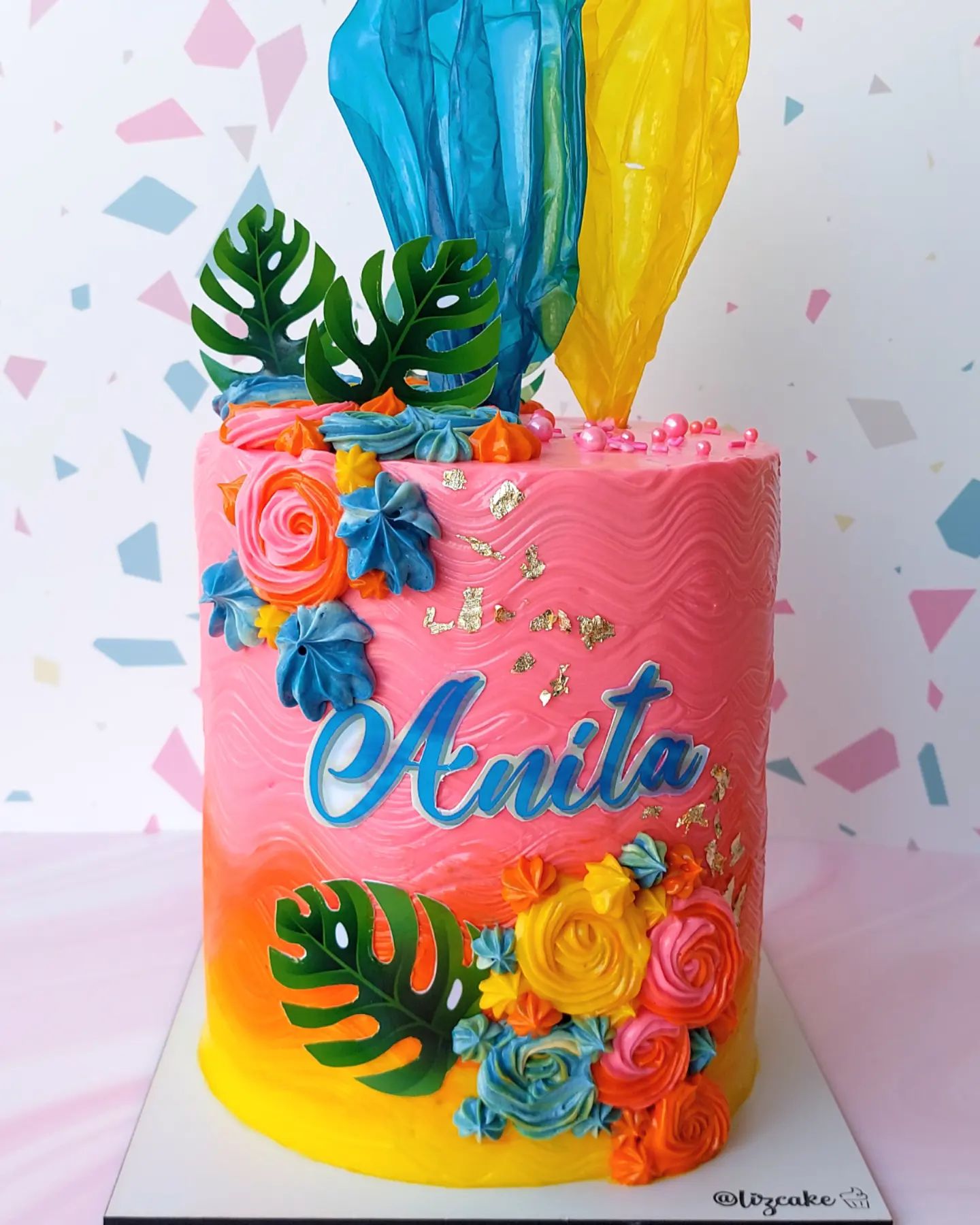 Dora Luau Cake - CakeCentral.com