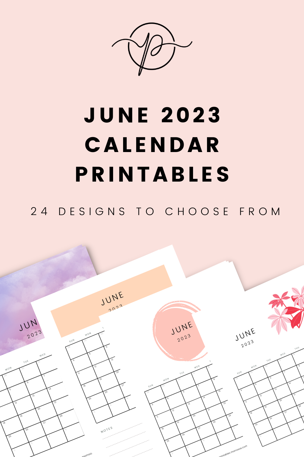 FREE June Calendar Printable: 24 Cute Designs For June 2023