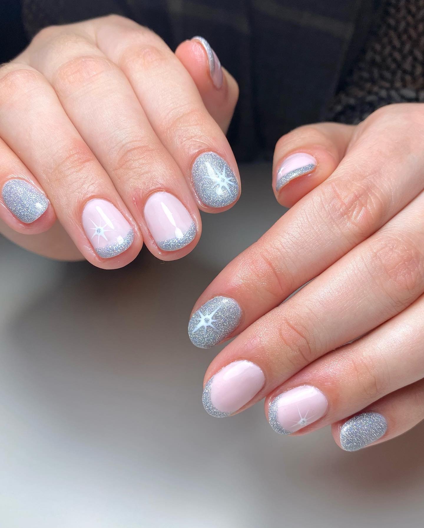 Pink and silver gel toes | Fingernail designs, Gel toes, Gel nails