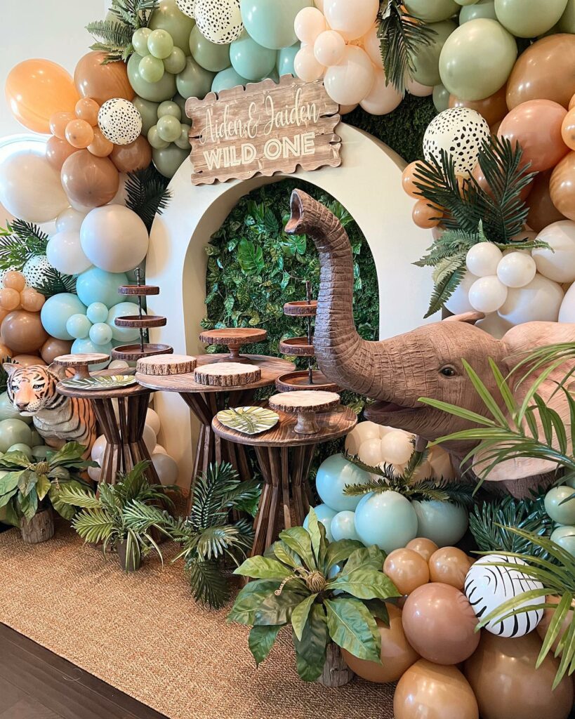 Safari Themed 1st Birthday Party