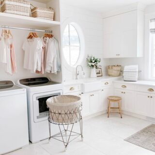 Genius Small Laundry Room Ideas With A Top-Loading Washer