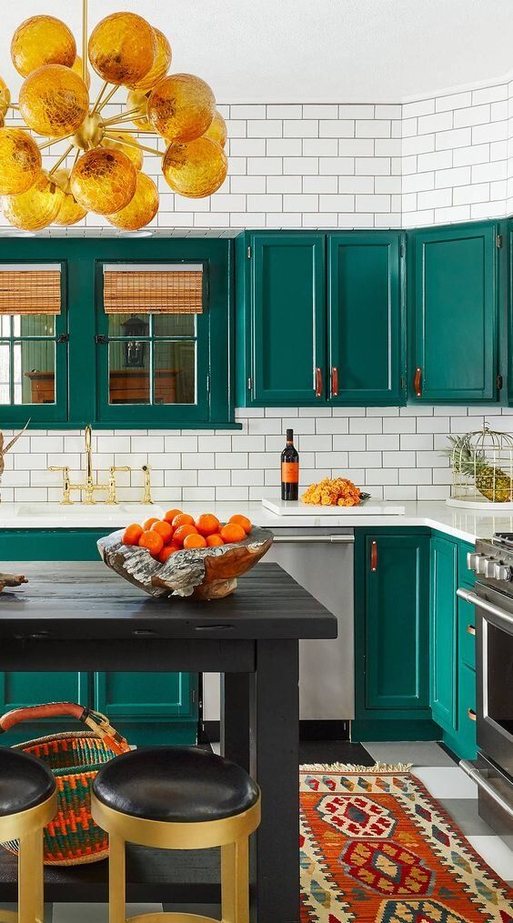 23 + Unbelievably Chic Teal Kitchen Cabinets And The Best Way To