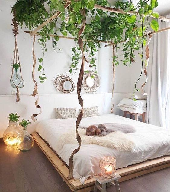Gorgeous Cozy Boho Bedroom Ideas, Momooze.com