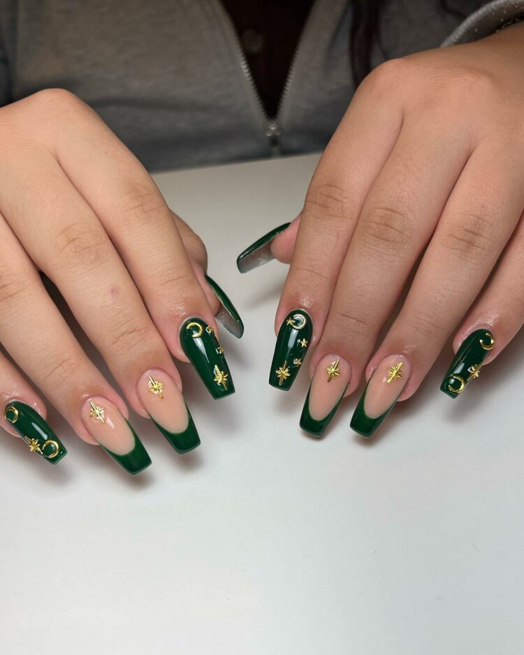 Emerald Green Nails 10 750x938 