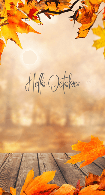 Hello October Wallpapers - 50 Aesthetic Designs - Restore Decor & More