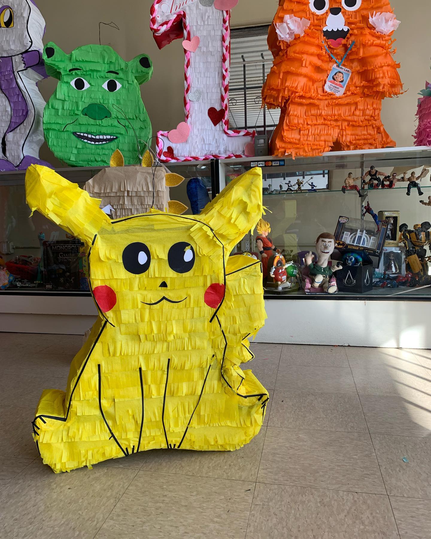 Big Pikachu Pinata inspired party supplies pokemon pinata