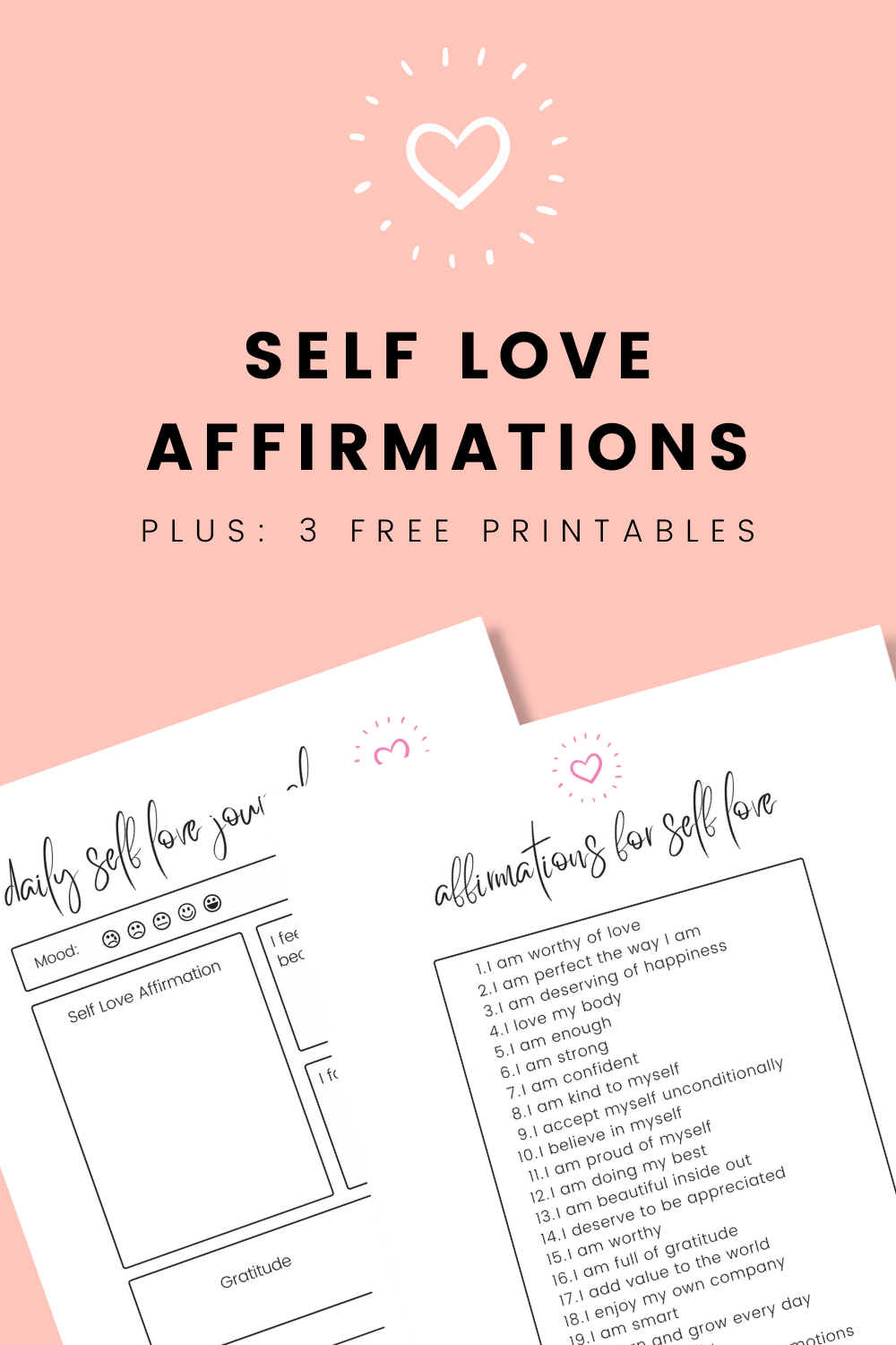 daily affirmations for self love