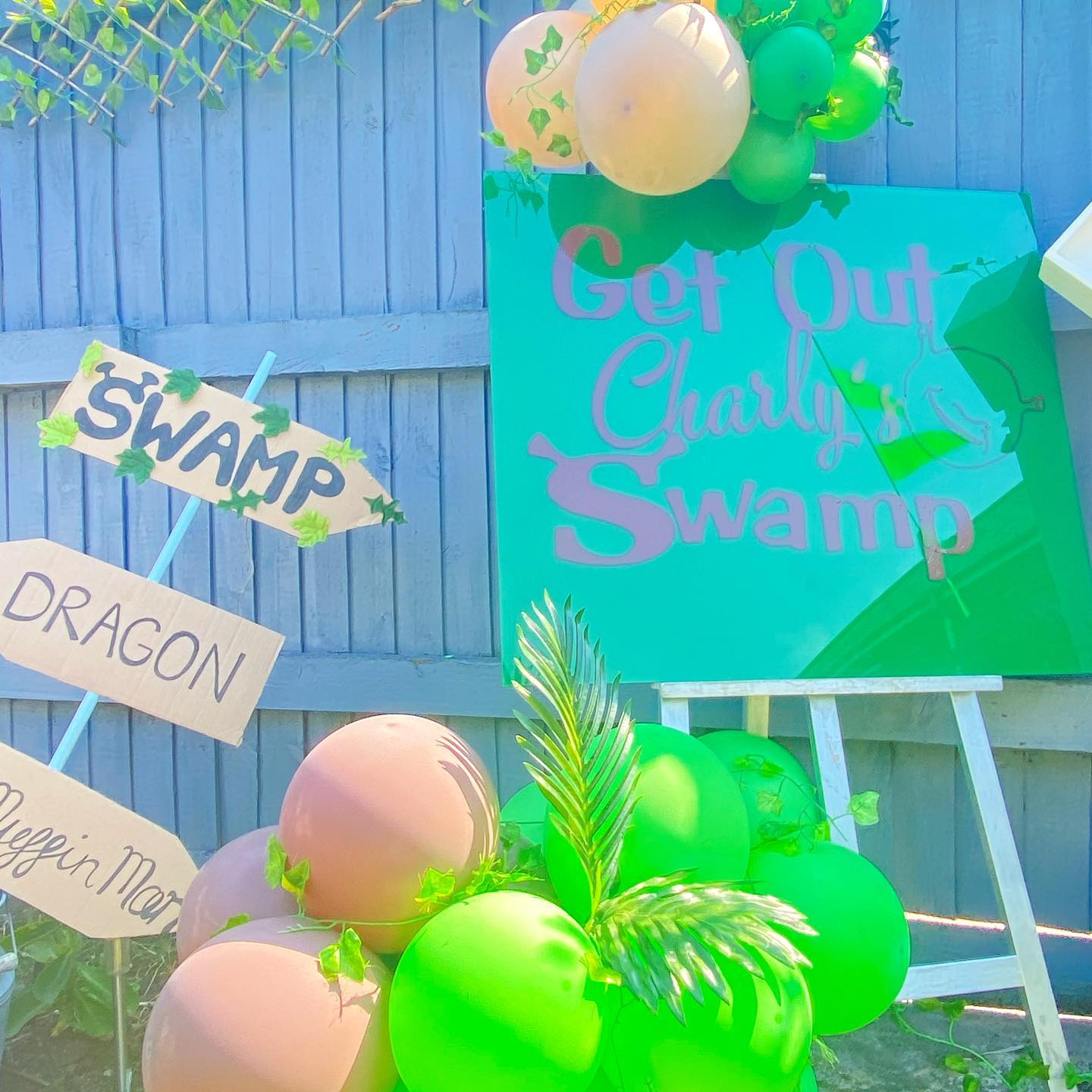 9 Shrek decor ideas  shrek, swamp party, bday party theme